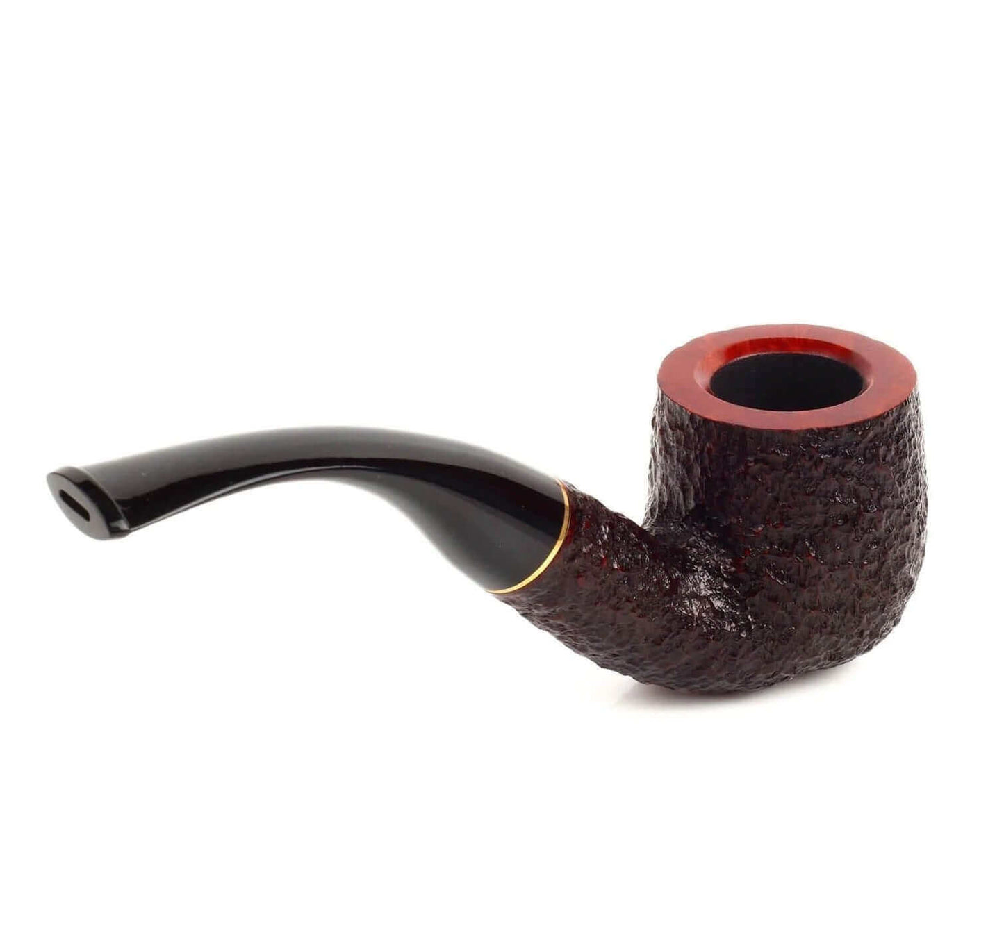 Pipe 130S70V02N100 rustic finishing/brown mouthpiece