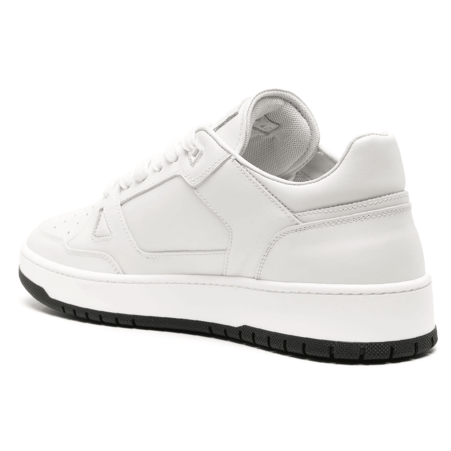 ROBERTO CAVALLI Sneakers in Pelle di Vitello premium bianche con logo in metallo elegante.