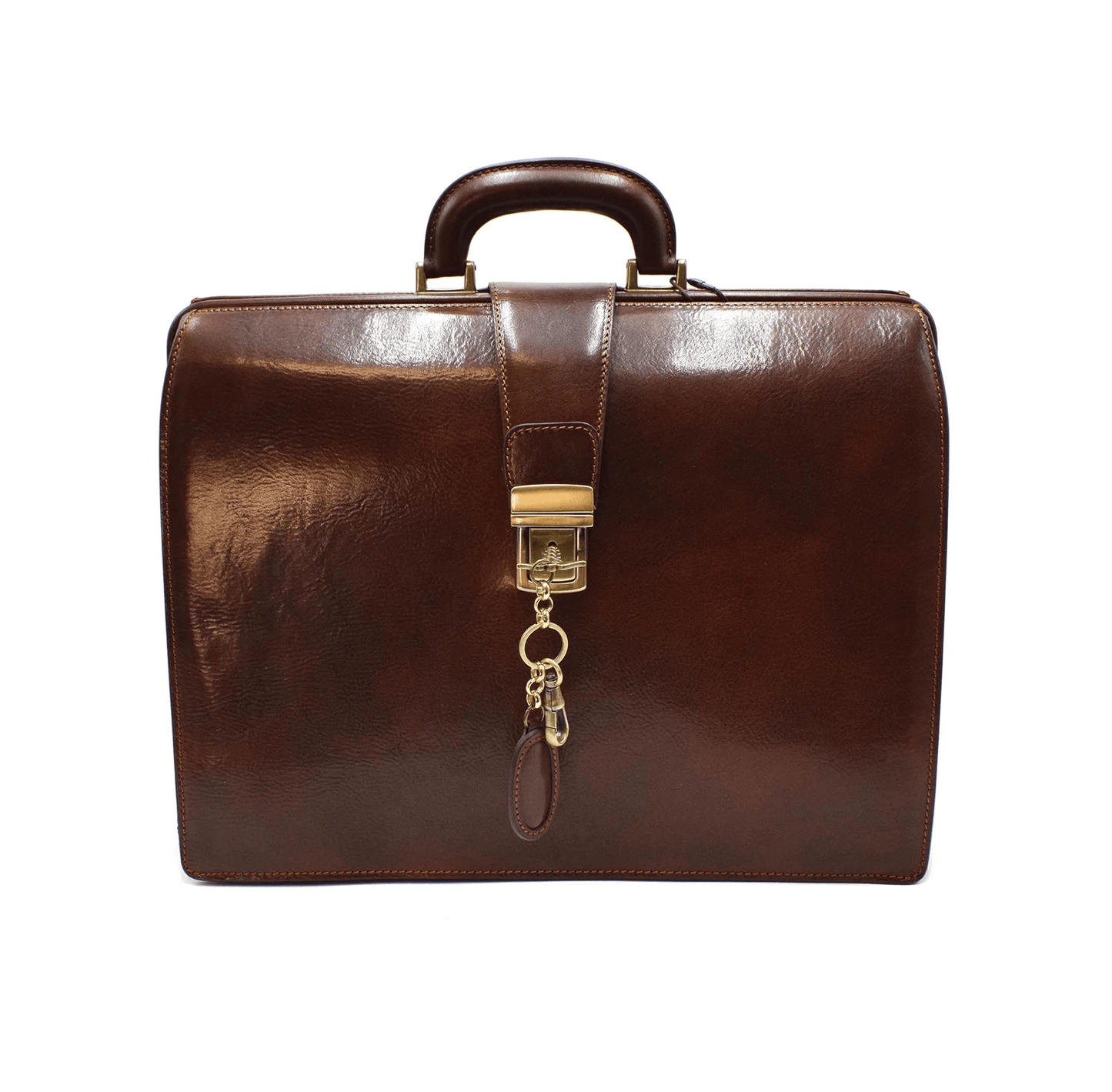 Borsa medico in cuoio Nero 250D9D02F100, cartella artigianale in vero cuoio toscano per medici.