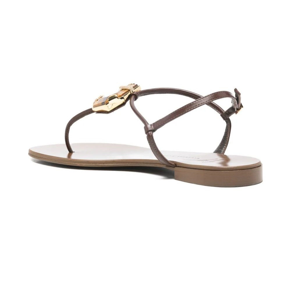 Sandalo Luxury da Donna con Ornamento in Pietra