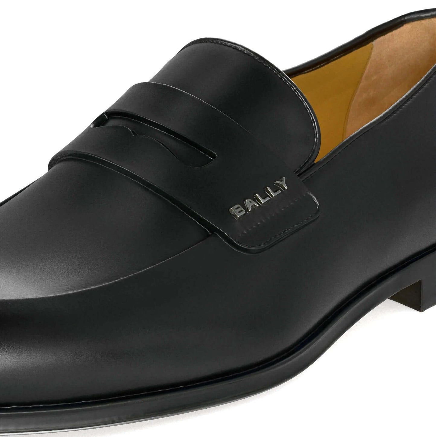 BALLY Mocassini in Pelle di Vitello - eleganti mocassini in pelle nera con comfort artigianale per uomo