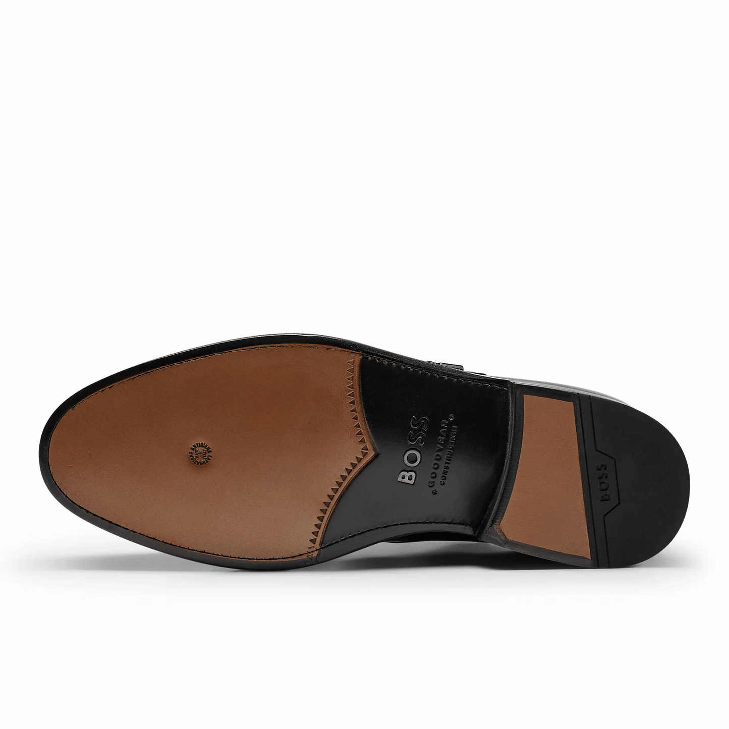 scarpe pelle di vitello Fibbie 750Z7L00L100 in pelle nera con fibbie eleganti