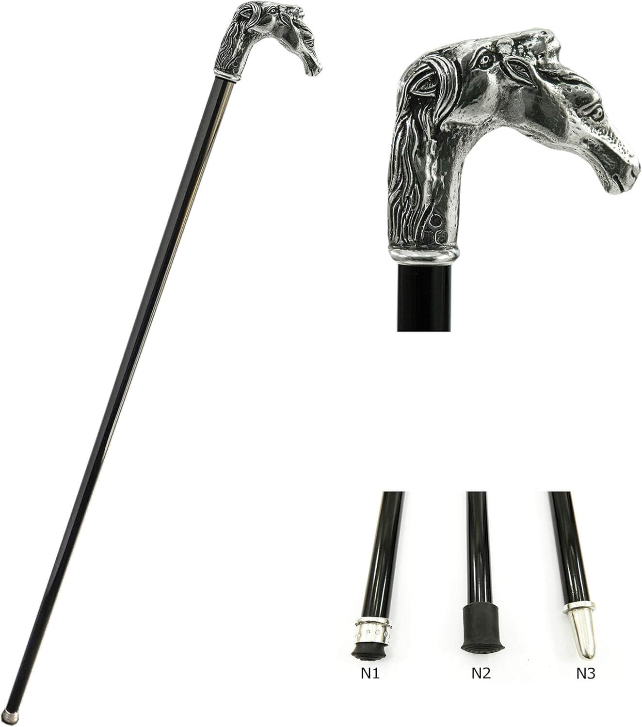 Bastone da passeggio 80M40Z07N100 (Horse)