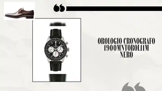 Orologio Cronografo 1900MNTOROL11M Nero by@Outfy