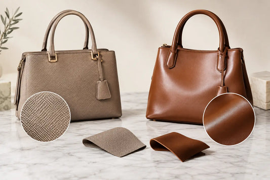 Pelle saffiano vs vitello: quale scegliere?