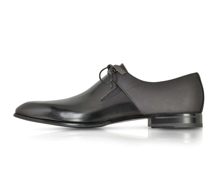 Elegant black shoe from the collection made in Italy luxury shoes, showcasing craftsmanship and style.