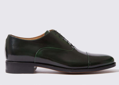 Stringate made in Italy 100S01C00R300 Blu, scarpe Oxford cucite a mano con superficie lucidata.
