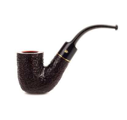 Pipa artigianale stile billiard - eleganza classica rusticato, modello 100S70V01N100, made in Italy.