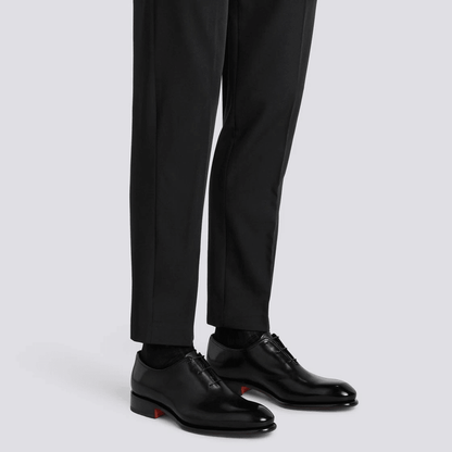 Stringate Oxford in Pelle Anticata Artigianali 1150S1N00T100 - Scarpe di lusso in pelle lucida