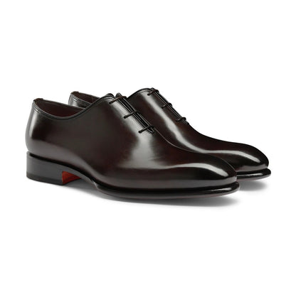 scarpe stringate di lusso marroni 1150S1N00T100, eleganti scarpe di lusso in pelle, design artigianale e finitura raffinata.