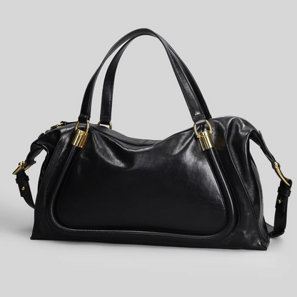 Chloé Borsa a Spalla in Pelle con Tracolla Regolabile e Hardware Oro