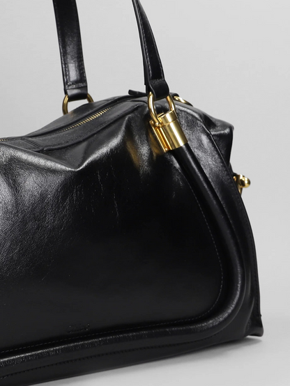 Chloé Borsa a Spalla in Pelle con Tracolla Regolabile e Hardware Oro