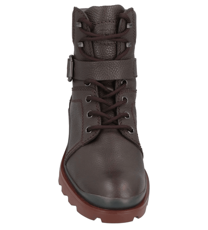  Tod's stivaletti anfibi pelle in marrone con lacci e suola carrarmato, eleganza e robustezza italiana.