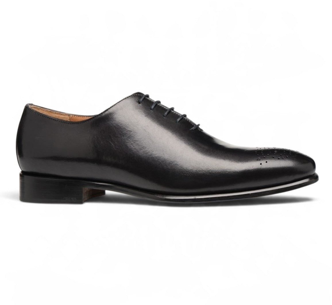 Marvin&Co Luxe Scarpe Stringate Uomo in Pelle Nera Lucida