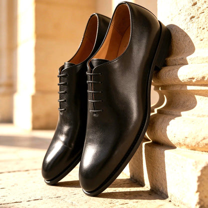 Stringate in Pelle Liscia con Suola in Pelle — Collection CMI