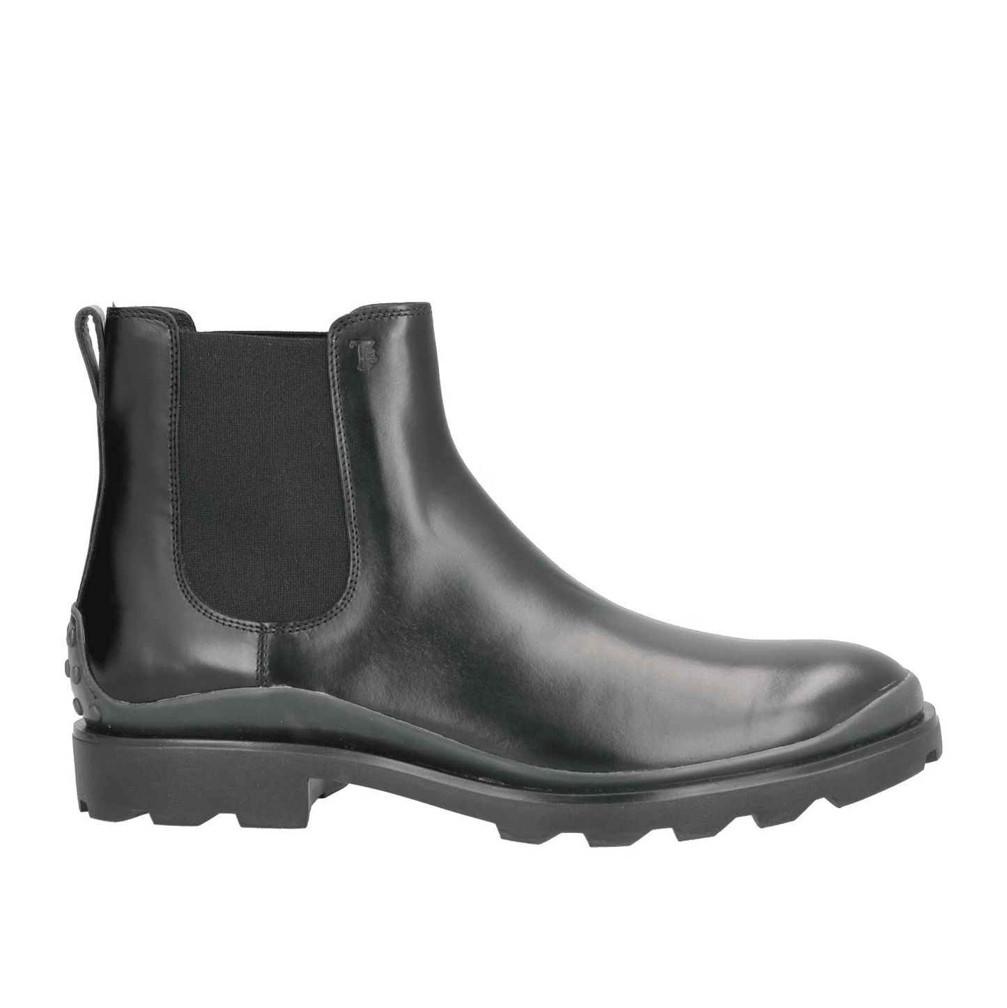 Tod's Stivaletti Chelsea Marrone 160Y4X00X100, stivaletti in pelle lucida con suola robusta e dettagli eleganti.