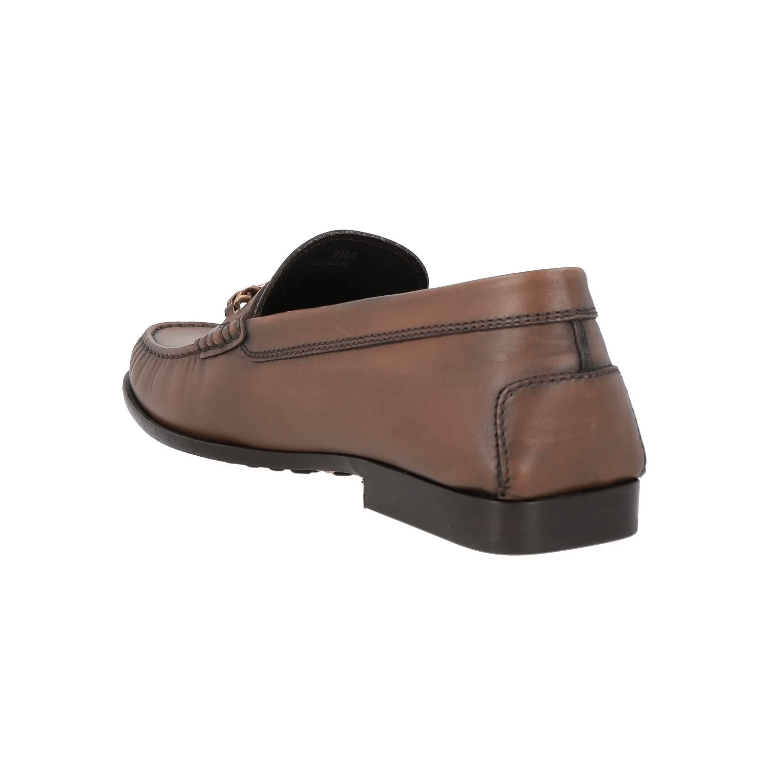 Tod's mocassini da uomo in pelle con dettagli in oro, car shoes artigianali made in Italy.
