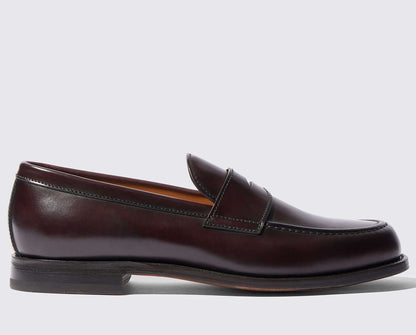 Mocassini neri eleganti in pelle 220S3C00R100 con design classico e artigianale, Made in Italy.