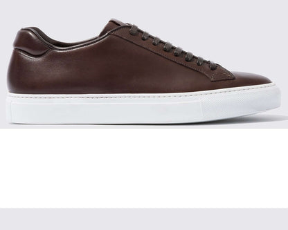 Sneakers Low Top in Pelle di Cervo Nera — Artigianali Collection CMI, realizzate in pelle di cervo nera pregiata.