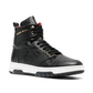 Nero high-top sneakers 275F5R01F100 in black crocodile pattern leather with logo detail.