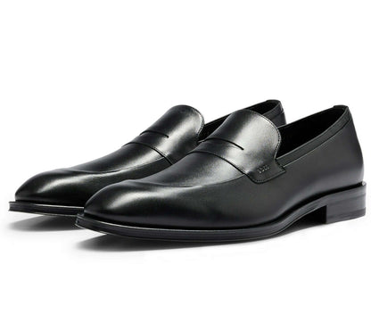 Mocassini eleganti in pelle nera 300Z3L01L100 - Eleganza Artigianale Made in Italy