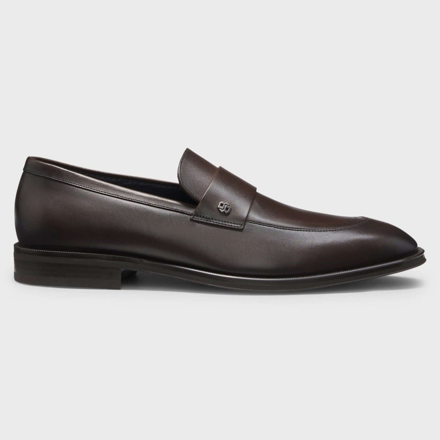 Mocassini in Pelle Lucida Marrone — Esclusiva Collection CMI