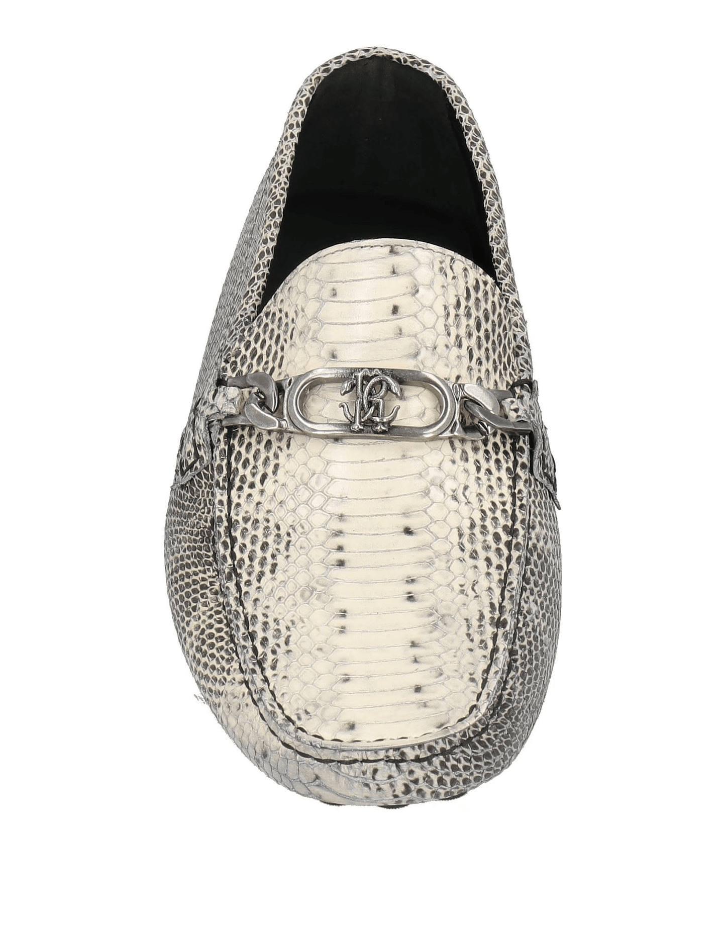Roberto Cavalli Mocassini in Pelle - Stampa Serpente, mocassini eleganti in pelle stampata.