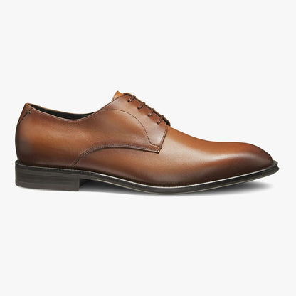 Derby in Pelle Marrone — Esclusiva Collection CMI, elegante scarpa in pelle marrone con punta tonda e chiusura con lacci.