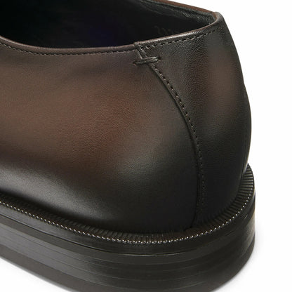 Derby in Pelle Marrone Scuro — Esclusiva Collection CMI