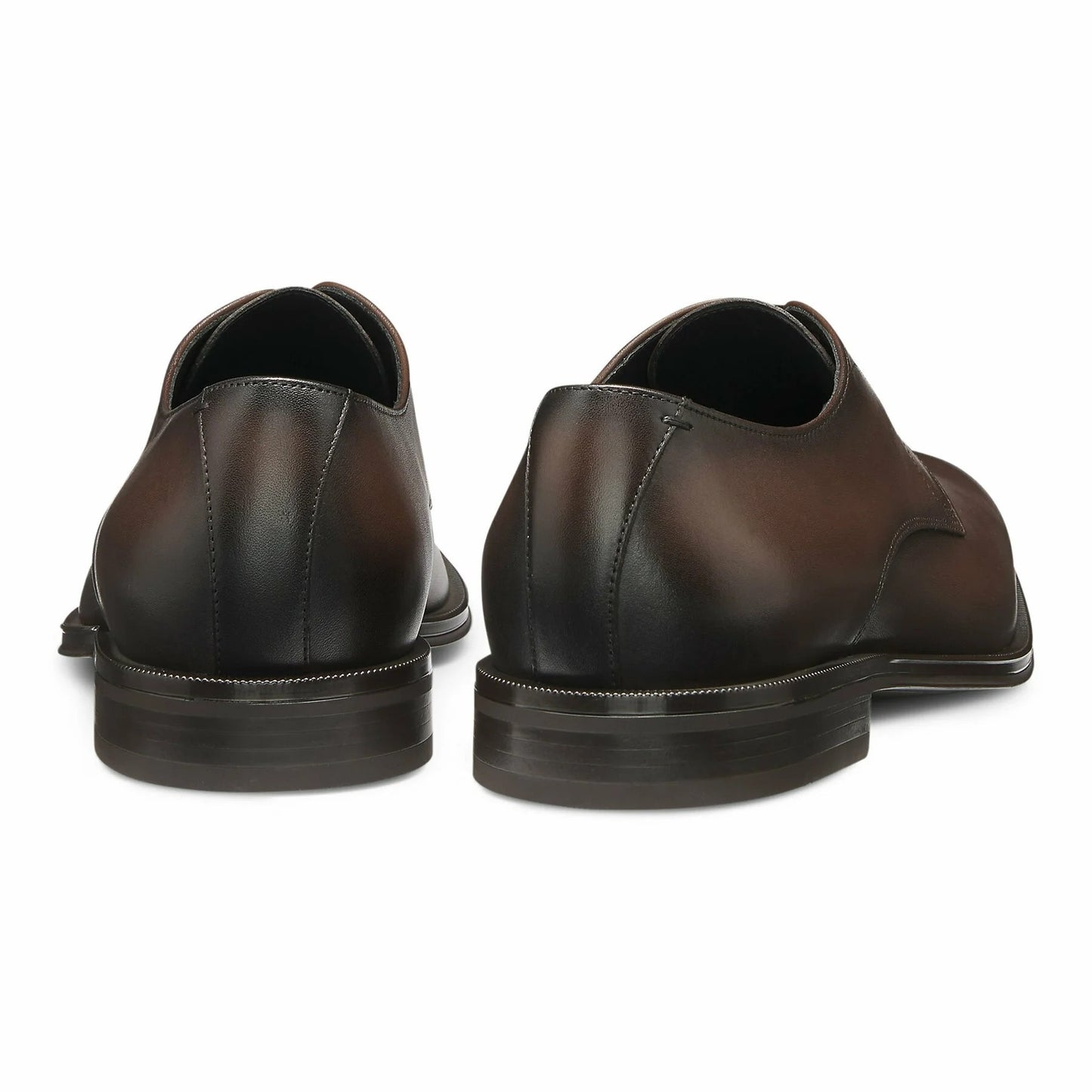 Derby in Pelle Marrone Scuro — Esclusiva Collection CMI