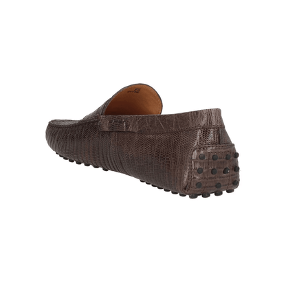 Tod's mocassini stampa serpente – 410Y3X06X100, mocassini in pelle con dettagli a stampa serpente.