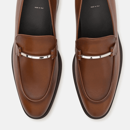 Brown moccasins 410Z3L03D100