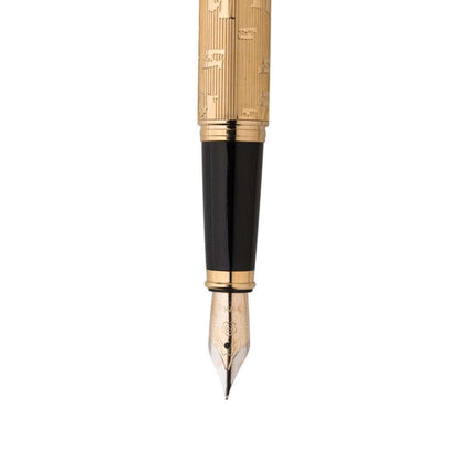 Penna da regalo in oro 12 carati 230M80Z00N100 con punta fine e durevole per scrivere.