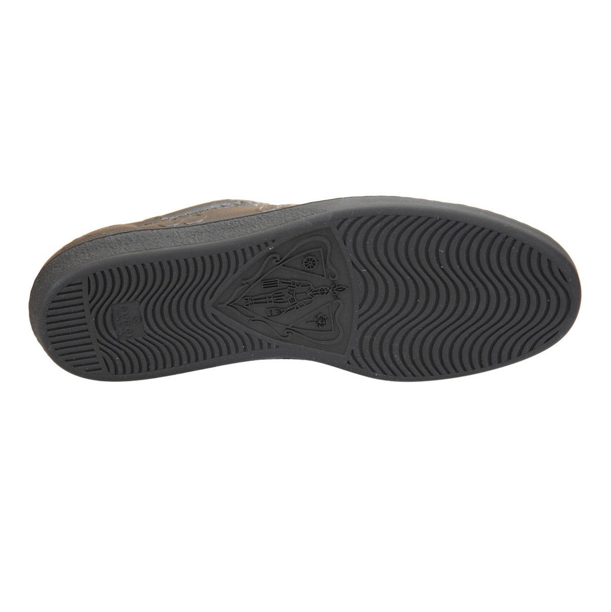 Gucci Sneakers da Uomo in Pelle con Motivo GG in Rilievo, pelli nere con logo GG, design elegante e di lusso.