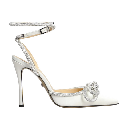 Décolleté in Seta con Strass e Tacco 11 cm — Collection CMI