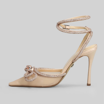 Décolleté in Poliammide con Strass e Tacco 11 cm — Collection CMI