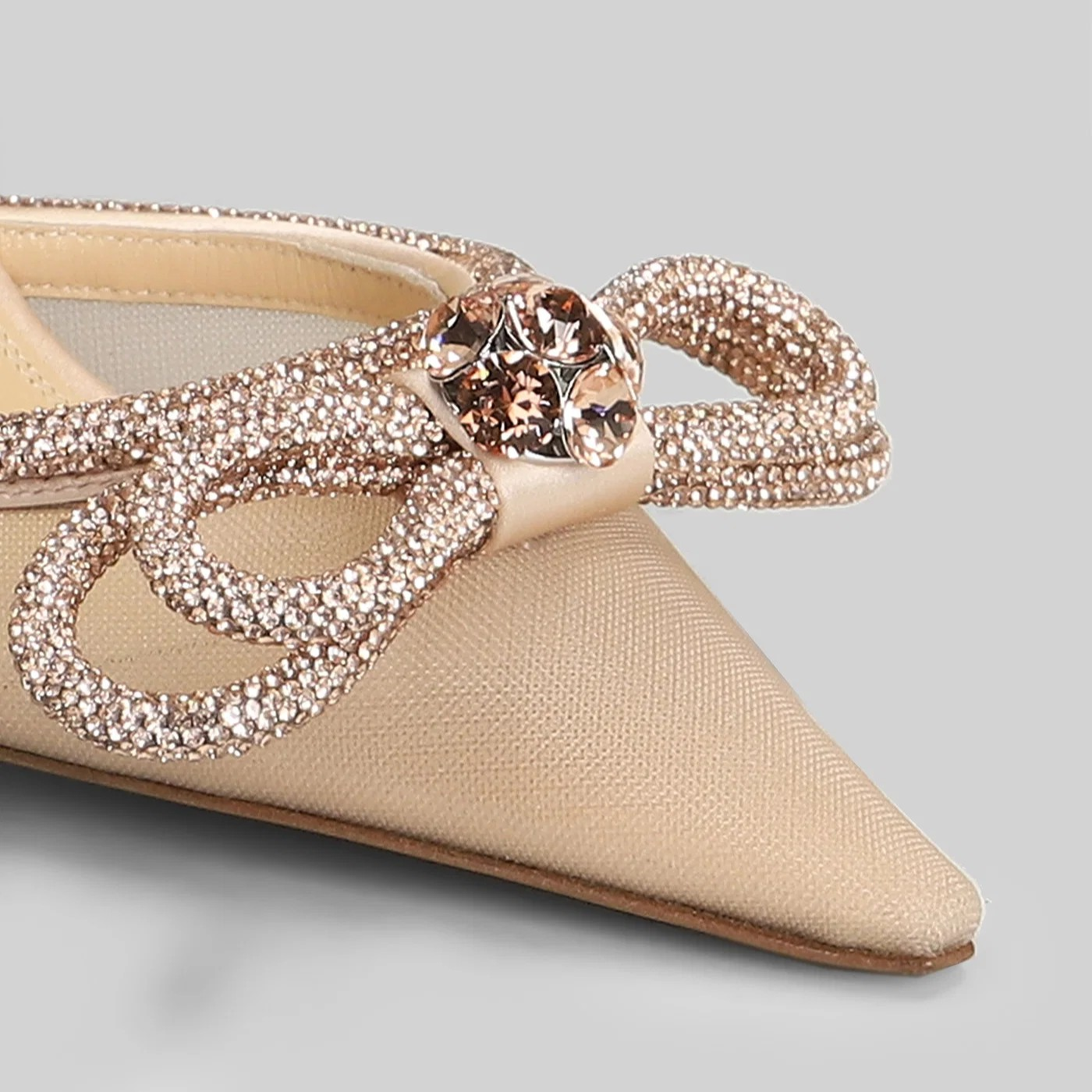 Décolleté in Poliammide con Strass e Tacco 11 cm — Collection CMI