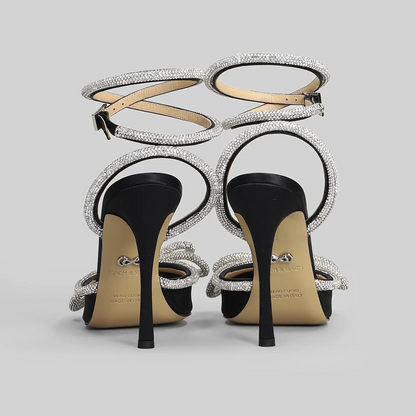 Décolleté in Poliammide con Strass e Tacco 11 cm — Collection CMI