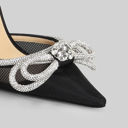 Décolleté in Poliammide con Strass e Tacco 11 cm — Collection CMI