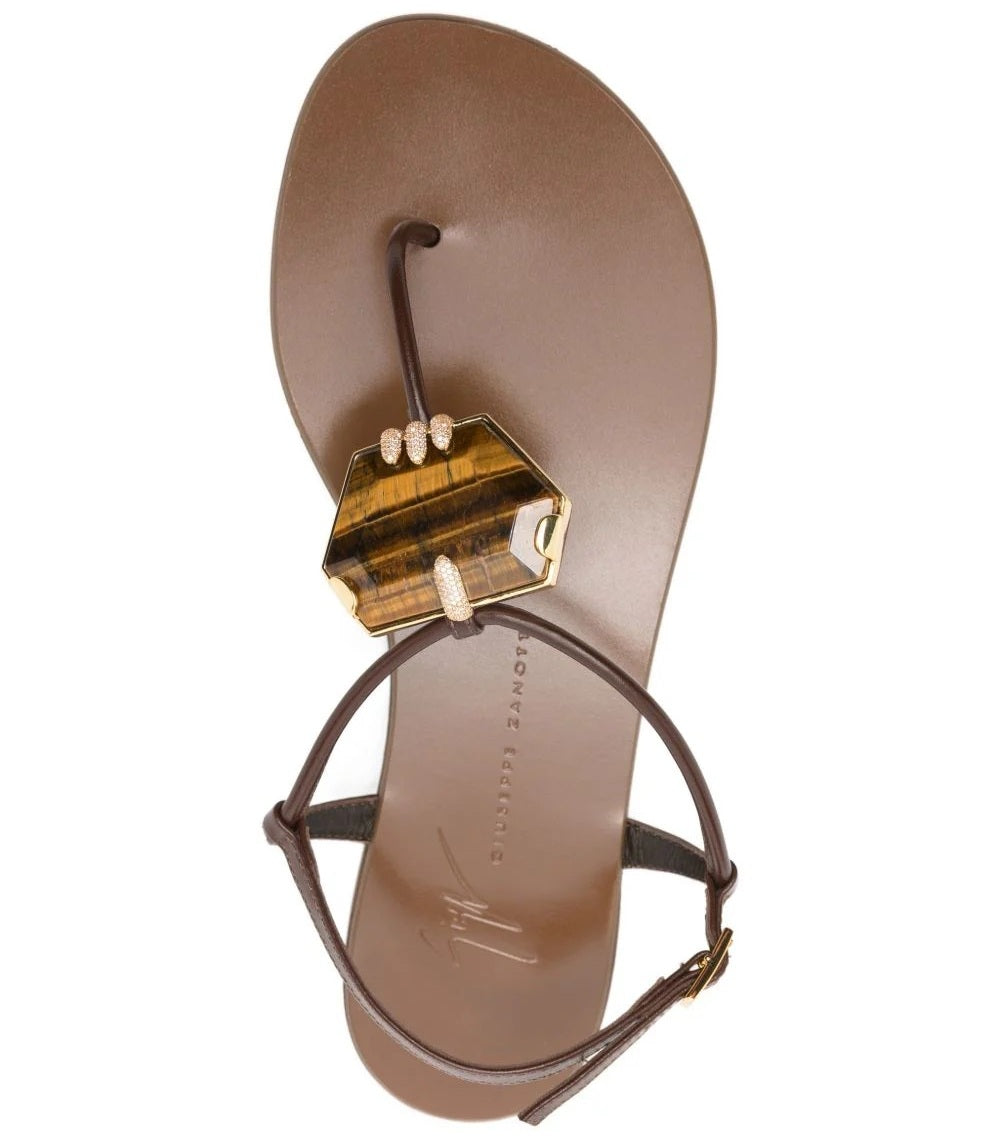 Sandalo Luxury da Donna con Ornamento in Pietra