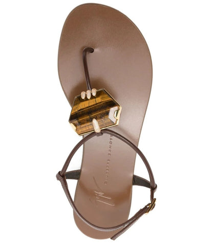 Sandalo Luxury da Donna con Ornamento in Pietra