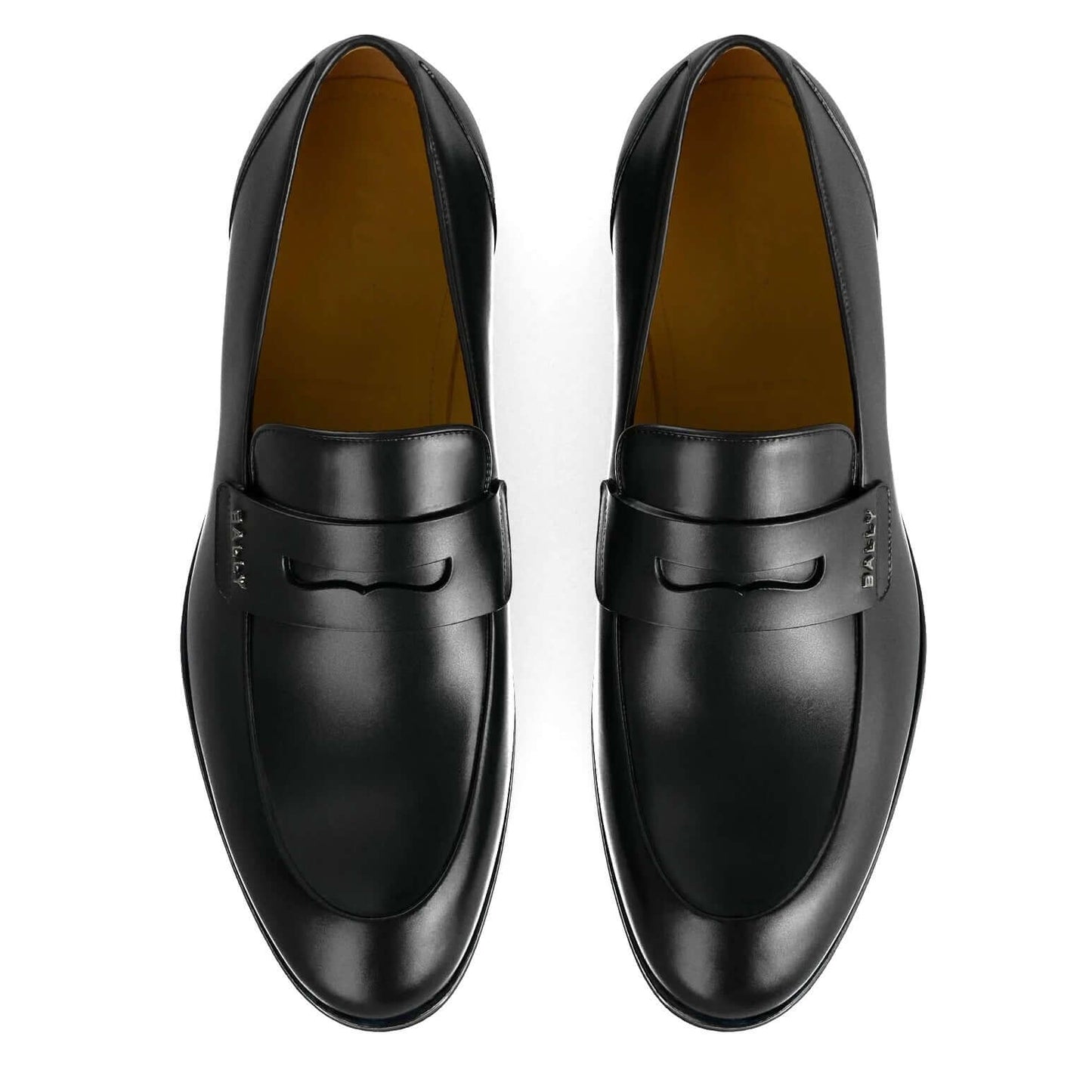 BALLY Mocassini in Pelle di Vitello - eleganti mocassini in pelle nera con comfort artigianale per uomo