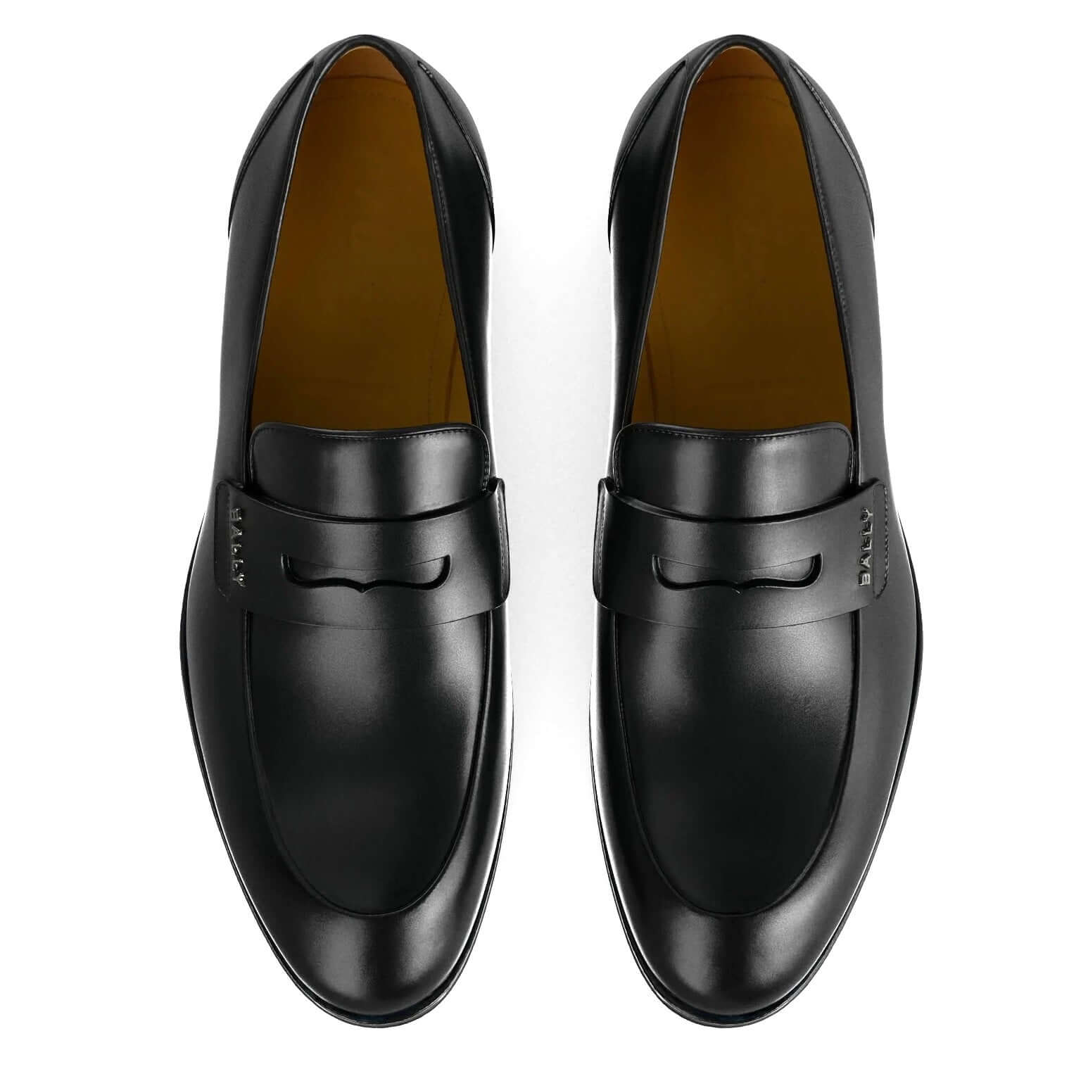  BALLY Mocassini in Pelle di Vitello - eleganti mocassini in pelle nera con comfort artigianale per uomo
