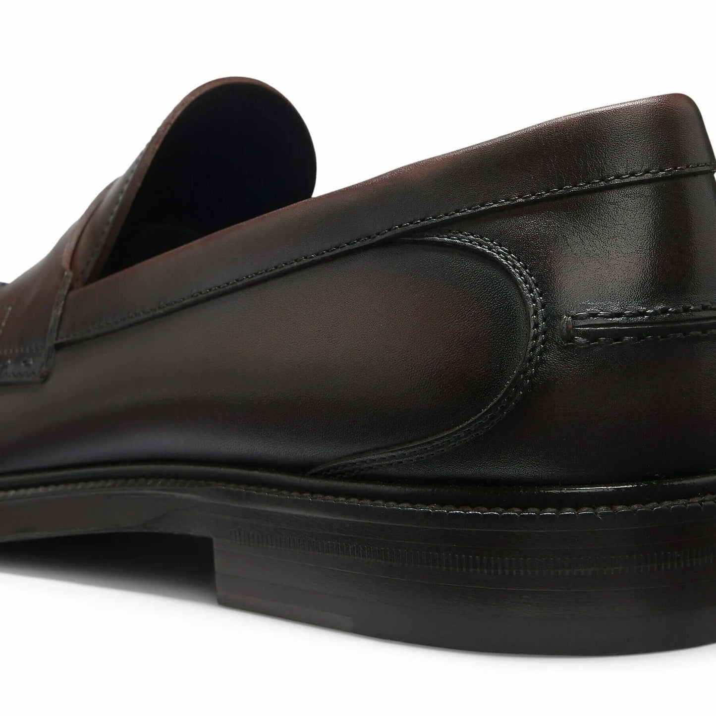 Mocassini Penny Loafer in Pelle Dark Brown - Esclusiva Collection CMI, elegante calzatura in pelle marrone scuro
