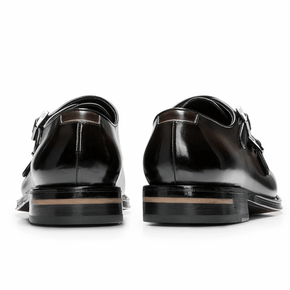 Fibbie marrone in pelle di vitello 750Z7L00L100