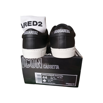 Dsquared2 Icon Sneakers Nere in colore nero, ideali per look casual ed eleganti.