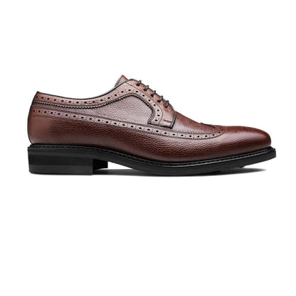 Derby in Pelle Granulosa Marrone — Goodyear Welt Collection CMI
