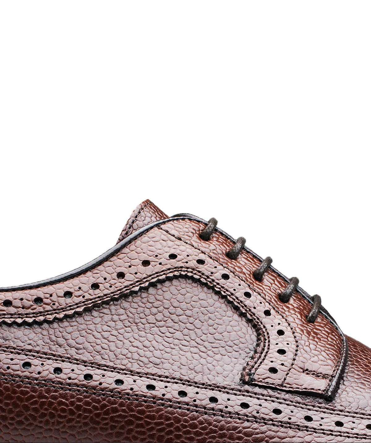 Derby in Pelle Granulosa Marrone — Goodyear Welt Collection CMI