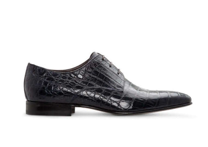 Scarpe derby in pelle di coccodrillo MRS-DRB.040270D marrone, lusso esclusivo con costruzione Blake.