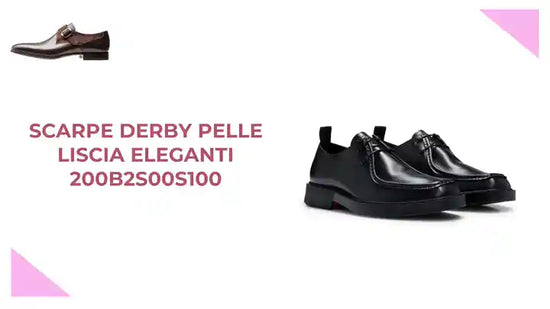 Scarpe derby pelle liscia eleganti 200B2S00S100 by@Outfy